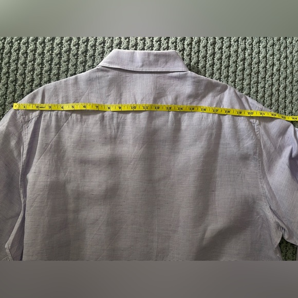 Brioni Purple Button Down Shirt - Picture 6 of 7